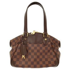 Louis Vuitton Damier Ebene Brown Verona Semi Shoulder Bag